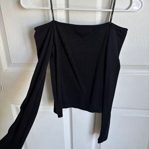 Forever 21 Black Off The Shoulder Top